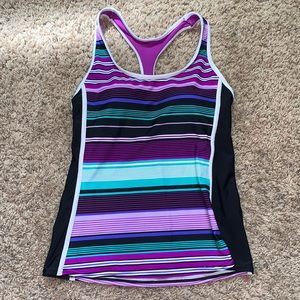 Purple Swim Top -Full coverage-